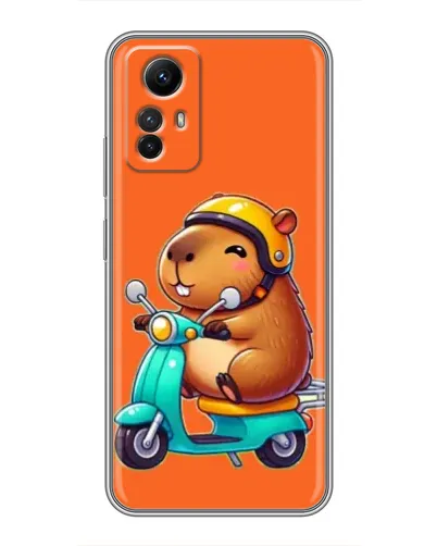 Чехол для Xiaomi Redmi Note 12s с картинкой «Капибара на скутере» Чехол для Xiaomi Redmi Note 12s с картинкой «Капибара на скутере»