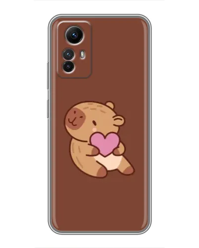 Чехол для Xiaomi Redmi Note 12s с картинкой «Капибара с сердцем» Чехол для Xiaomi Redmi Note 12s с картинкой «Капибара с сердцем»