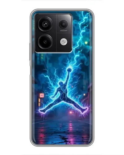 Чехол для Xiaomi Redmi Note 13 (5G) с картинкой «Jordan Gold Jumpman»
