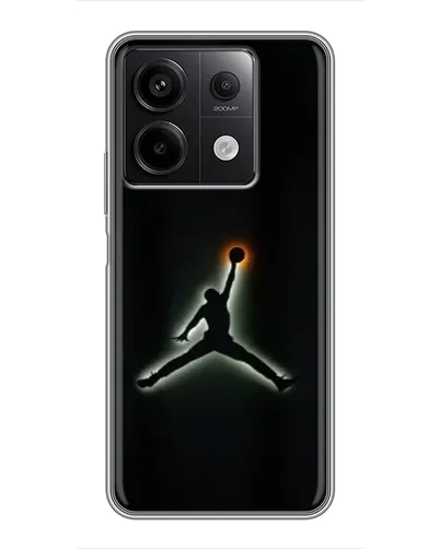 Чехол для Xiaomi Redmi Note 13 (5G) с картинкой «Jordan Gradient Logo»