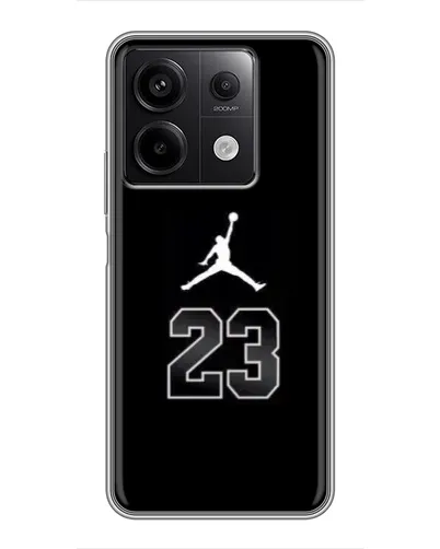 Чехол для Xiaomi Redmi Note 13 (5G) с картинкой «Jordan Flight 23»