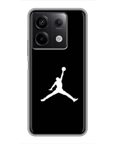 Чехол для Xiaomi Redmi Note 13 (5G) с картинкой «Jordan Silhouette»