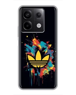 Чехол для Xiaomi Redmi Note 13 (5G) с картинкой «Adidas Splash»
