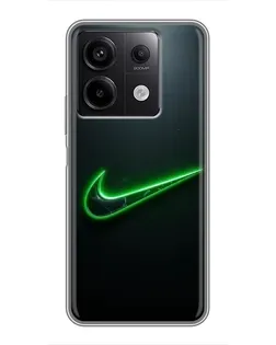 Чехол для Xiaomi Redmi Note 13 (5G) с картинкой «Неоновый контур Nike» Чехол для Xiaomi Redmi Note 13 (5G) с картинкой «Неоновый контур Nike»