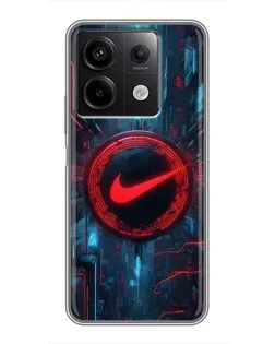 Чехол для Xiaomi Redmi Note 13 (5G) с картинкой «Техногенный стиль Nike» Чехол для Xiaomi Redmi Note 13 (5G) с картинкой «Техногенный стиль Nike»
