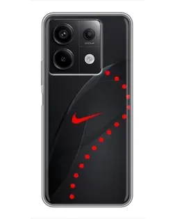 Чехол для Xiaomi Redmi Note 13 (5G) с картинкой «Абстрактный дизайн Nike» Чехол для Xiaomi Redmi Note 13 (5G) с картинкой «Абстрактный дизайн Nike»