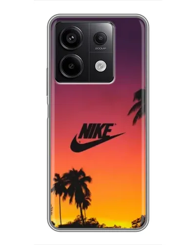 Чехол для Xiaomi Redmi Note 13 (5G) с картинкой «Nike на закате солнца» Чехол для Xiaomi Redmi Note 13 (5G) с картинкой «Nike на закате солнца»