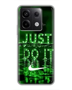 Чехол для Xiaomi Redmi Note 13 (5G) с картинкой «Зеленый неоновый Nike» Чехол для Xiaomi Redmi Note 13 (5G) с картинкой «Зеленый неоновый Nike»