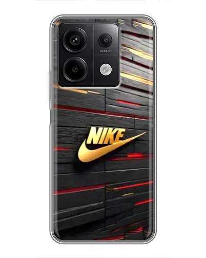 Чехол для Xiaomi Redmi Note 13 (5G) с картинкой «Золотой Nike на металле» Чехол для Xiaomi Redmi Note 13 (5G) с картинкой «Золотой Nike на металле»