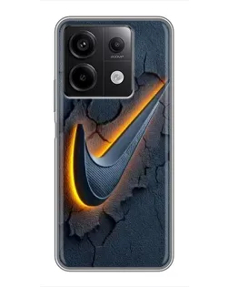 Чехол для Xiaomi Redmi Note 13 (5G) с картинкой «Объемный логотип Найк» Чехол для Xiaomi Redmi Note 13 (5G) с картинкой «Объемный логотип Найк»