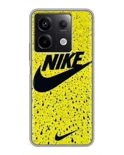 Чехол для Xiaomi Redmi Note 13 (5G) с картинкой «Желтый текстурный Nike» Чехол для Xiaomi Redmi Note 13 (5G) с картинкой «Желтый текстурный Nike»