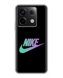 Чехол для Xiaomi Redmi Note 13 (5G) с картинкой «Nike — городская ночь» Чехол для Xiaomi Redmi Note 13 (5G) с картинкой «Nike — городская ночь»