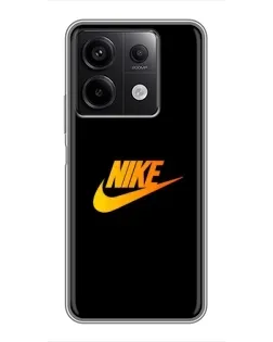 Чехол для Xiaomi Redmi Note 13 (5G) с картинкой «Золотой логотип Nike» Чехол для Xiaomi Redmi Note 13 (5G) с картинкой «Золотой логотип Nike»
