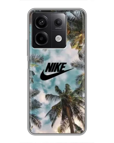 Чохол для Xiaomi Redmi Note 13 (5G) з картинкою «Тропічний принт Nike» Чохол для Xiaomi Redmi Note 13 (5G) з картинкою «Тропічний принт Nike»