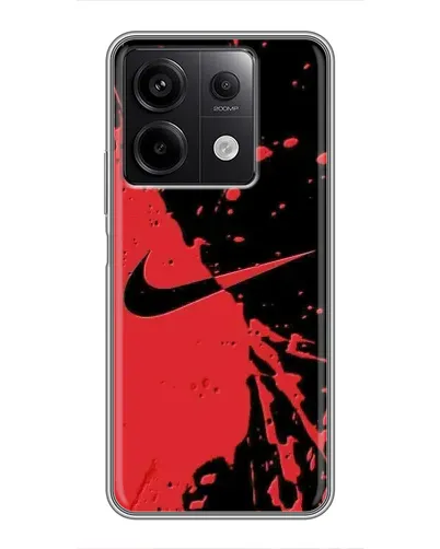Чохол для Xiaomi Redmi Note 13 (5G) з картинкою «Червоні бризки Nike» Чохол для Xiaomi Redmi Note 13 (5G) з картинкою «Червоні бризки Nike»