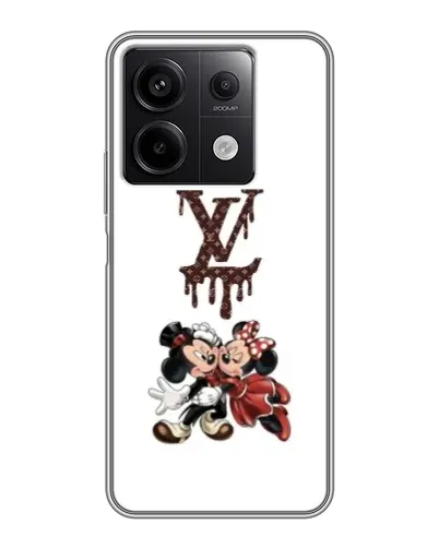 Чехол для Xiaomi Redmi Note 13 (5G) с картинкой «LV и Микки Маус» Чехол для Xiaomi Redmi Note 13 (5G) с картинкой «LV и Микки Маус»