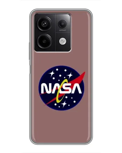 Чехол для Xiaomi Redmi Note 13 (5G) с картинкой «NASA — ретро космос» Чехол для Xiaomi Redmi Note 13 (5G) с картинкой «NASA — ретро космос»