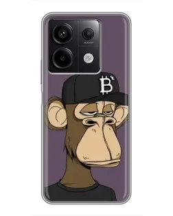 Чехол для Xiaomi Redmi Note 13 (5G) с картинкой «Bored Ape в кепке» Чехол для Xiaomi Redmi Note 13 (5G) с картинкой «Bored Ape в кепке»