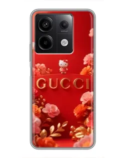 Чехол для Xiaomi Redmi Note 13 (5G) с картинкой «Gucci — золотой сад» Чехол для Xiaomi Redmi Note 13 (5G) с картинкой «Gucci — золотой сад»