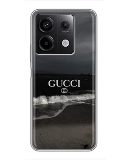 Чехол для Xiaomi Redmi Note 13 (5G) с картинкой «Gucci — морской прибой» Чехол для Xiaomi Redmi Note 13 (5G) с картинкой «Gucci — морской прибой»