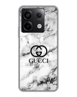 Чехол для Xiaomi Redmi Note 13 (5G) с картинкой «Gucci — мраморный шик» Чехол для Xiaomi Redmi Note 13 (5G) с картинкой «Gucci — мраморный шик»
