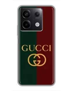 Чехол для Xiaomi Redmi Note 13 (5G) с картинкой «Gucci — темно-зеленый градиент» Чехол для Xiaomi Redmi Note 13 (5G) с картинкой «Gucci — темно-зеленый градиент»