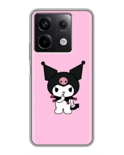 Чехол для Xiaomi Redmi Note 13 (5G) с картинкой «Kuromi — розовая нежность»
