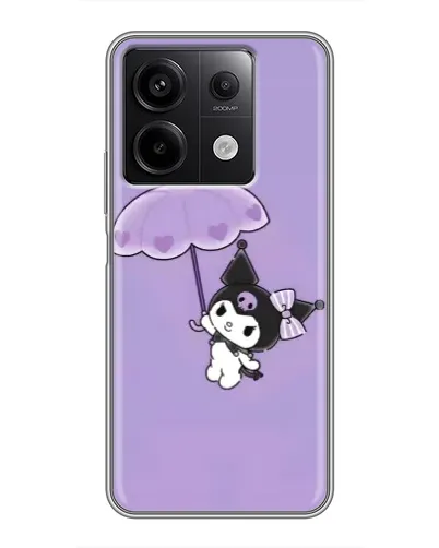 Чехол для Xiaomi Redmi Note 13 (5G) с картинкой «Kuromi с зонтиком»