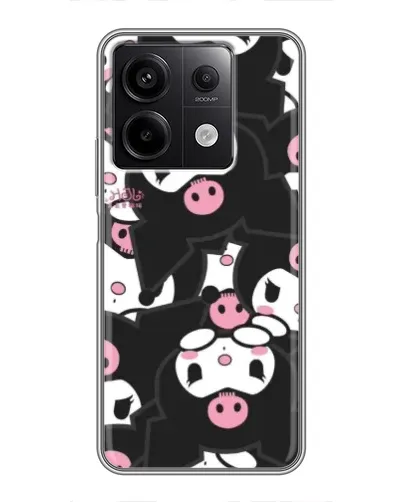 Чехол для Xiaomi Redmi Note 13 (5G) с картинкой «Паттерн голов Куроми»
