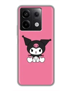 Чехол для Xiaomi Redmi Note 13 (5G) с картинкой «Хмурая Kuromi»