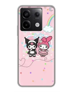Чехол для Xiaomi Redmi Note 13 (5G) с картинкой «My Melody и Kuromi»