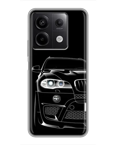 Чехол для Xiaomi Redmi Note 13 (5G) с картинкой «Темный силуэт BMW» Чехол для Xiaomi Redmi Note 13 (5G) с картинкой «Темный силуэт BMW»