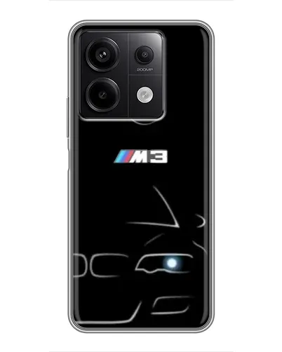 Чехол для Xiaomi Redmi Note 13 (5G) с картинкой «Минималистичный принт BMW M3» Чехол для Xiaomi Redmi Note 13 (5G) с картинкой «Минималистичный принт BMW M3»