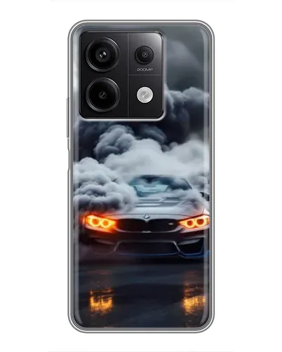 Чехол для Xiaomi Redmi Note 13 (5G) с картинкой «BMW в дыму» Чехол для Xiaomi Redmi Note 13 (5G) с картинкой «BMW в дыму»