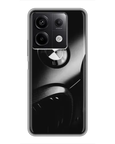 Чехол для Xiaomi Redmi Note 13 (5G) с картинкой «Эмблема BMW — макро» Чехол для Xiaomi Redmi Note 13 (5G) с картинкой «Эмблема BMW — макро»