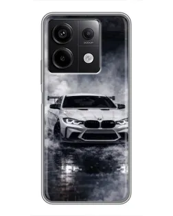 Чохол для Xiaomi Redmi Note 13 (5G) з картинкою «BMW крізь туман»