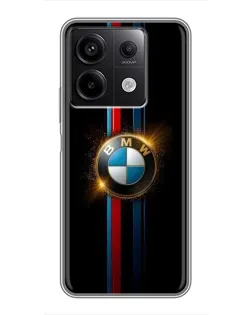 Чохол для Xiaomi Redmi Note 13 (5G) з картинкою «BMW M-Power неон»