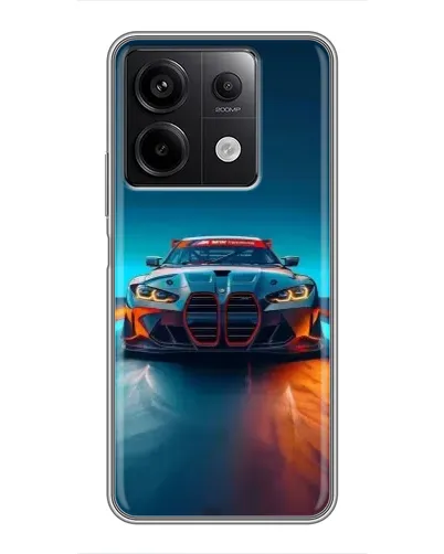 Чехол для Xiaomi Redmi Note 13 (5G) с картинкой «BMW — огни неона» Чехол для Xiaomi Redmi Note 13 (5G) с картинкой «BMW — огни неона»