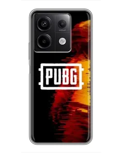 Чехол для Xiaomi Redmi Note 13 (5G) с картинкой «Яркий логотип PUBG» Чехол для Xiaomi Redmi Note 13 (5G) с картинкой «Яркий логотип PUBG»