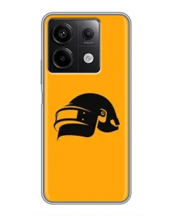 Чехол для Xiaomi Redmi Note 13 (5G) с картинкой «PUBG — золотой шлем» Чехол для Xiaomi Redmi Note 13 (5G) с картинкой «PUBG — золотой шлем»