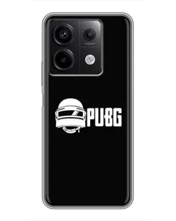 Чехол для Xiaomi Redmi Note 13 (5G) с картинкой «PUBG — классический лого» Чехол для Xiaomi Redmi Note 13 (5G) с картинкой «PUBG — классический лого»