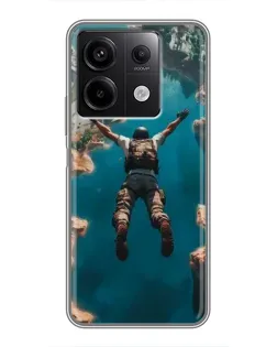 Чехол для Xiaomi Redmi Note 13 (5G) с картинкой «PUBG — свободное падение» Чехол для Xiaomi Redmi Note 13 (5G) с картинкой «PUBG — свободное падение»