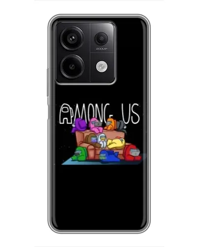 Чехол для Xiaomi Redmi Note 13 (5G) с картинкой «Логотип Among Us» Чехол для Xiaomi Redmi Note 13 (5G) с картинкой «Логотип Among Us»