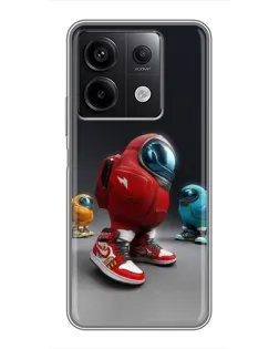 Чохол для Xiaomi Redmi Note 13 (5G) з картинкою «Among Us — 3D стиль» Чохол для Xiaomi Redmi Note 13 (5G) з картинкою «Among Us — 3D стиль»