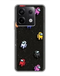 Чохол для Xiaomi Redmi Note 13 (5G) з картинкою «Космічний патерн Among Us» Чохол для Xiaomi Redmi Note 13 (5G) з картинкою «Космічний патерн Among Us»
