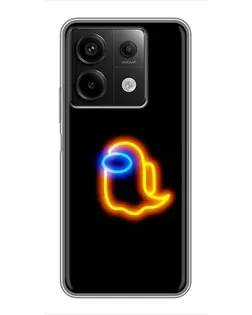 Чохол для Xiaomi Redmi Note 13 (5G) з картинкою «Among Us неонове сяйво» Чохол для Xiaomi Redmi Note 13 (5G) з картинкою «Among Us неонове сяйво»