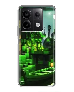 Чохол для Xiaomi Redmi Note 13 (5G) з картинкою «Minecraft лісовий пейзаж» Чохол для Xiaomi Redmi Note 13 (5G) з картинкою «Minecraft лісовий пейзаж»