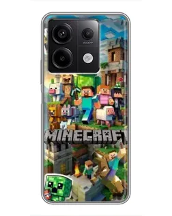 Чохол для Xiaomi Redmi Note 13 (5G) з картинкою «Замок Minecraft» Чохол для Xiaomi Redmi Note 13 (5G) з картинкою «Замок Minecraft»