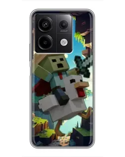 Чохол для Xiaomi Redmi Note 13 (5G) з картинкою «Стів та гусь» Чохол для Xiaomi Redmi Note 13 (5G) з картинкою «Стів та гусь»