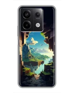 Чехол для Xiaomi Redmi Note 13 (5G) с картинкой «Вид из пещеры» Чехол для Xiaomi Redmi Note 13 (5G) с картинкой «Вид из пещеры»